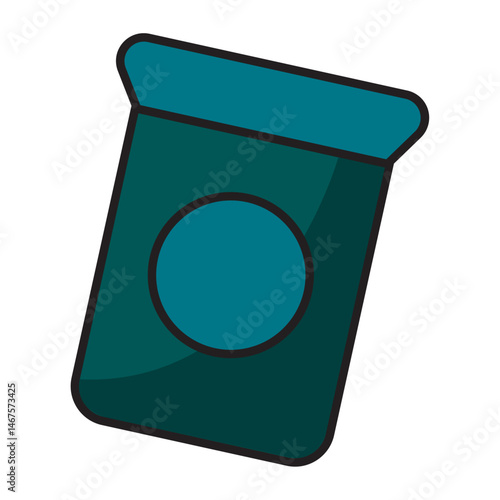 Drink cup takeaway. Vector