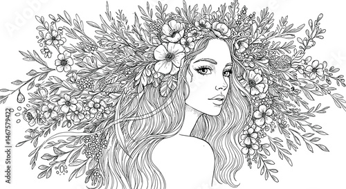 Cute Tattoos Coloring page art design