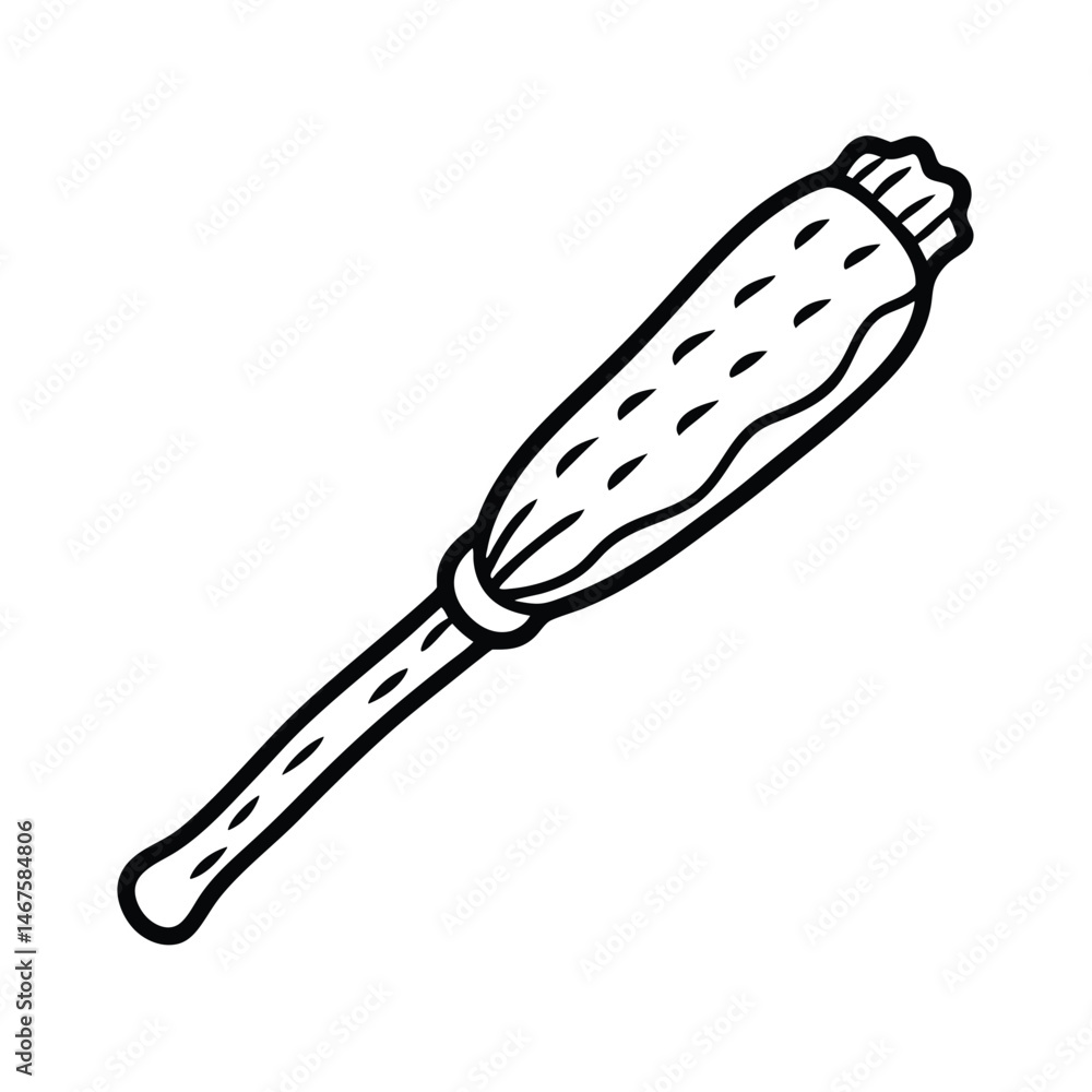 Obraz premium vector illustration of a drumstick moringa