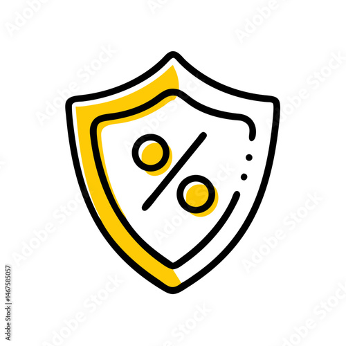 Risk Management Protection Icon, symbolizing the importance of safeguarding assets, mitigating risks, and ensuring safety in both business and real estate contexts.