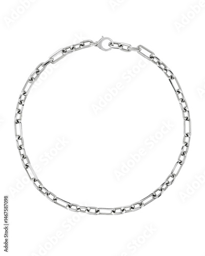Image of a necklace for fashion on transparent background