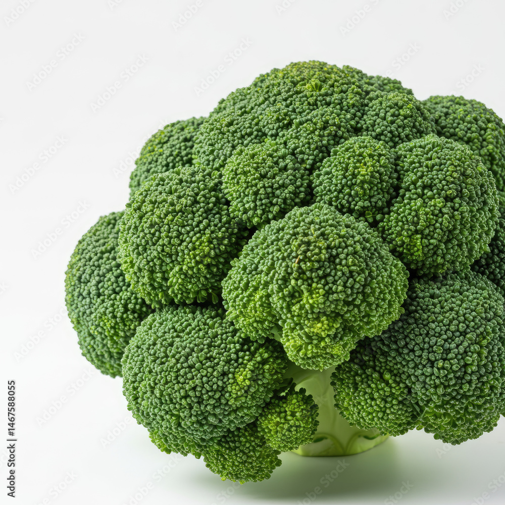 broccoli on a white background broccoli on a white background