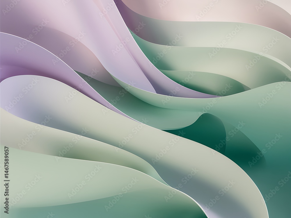 Abstract pastel waves background with soft gradient and elegant flowing shapes Abstract pastel waves background with soft gradient and elegant flowing shapes