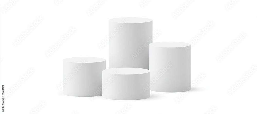Blank Cylindrical Display Stands Blank Cylindrical Display Stands