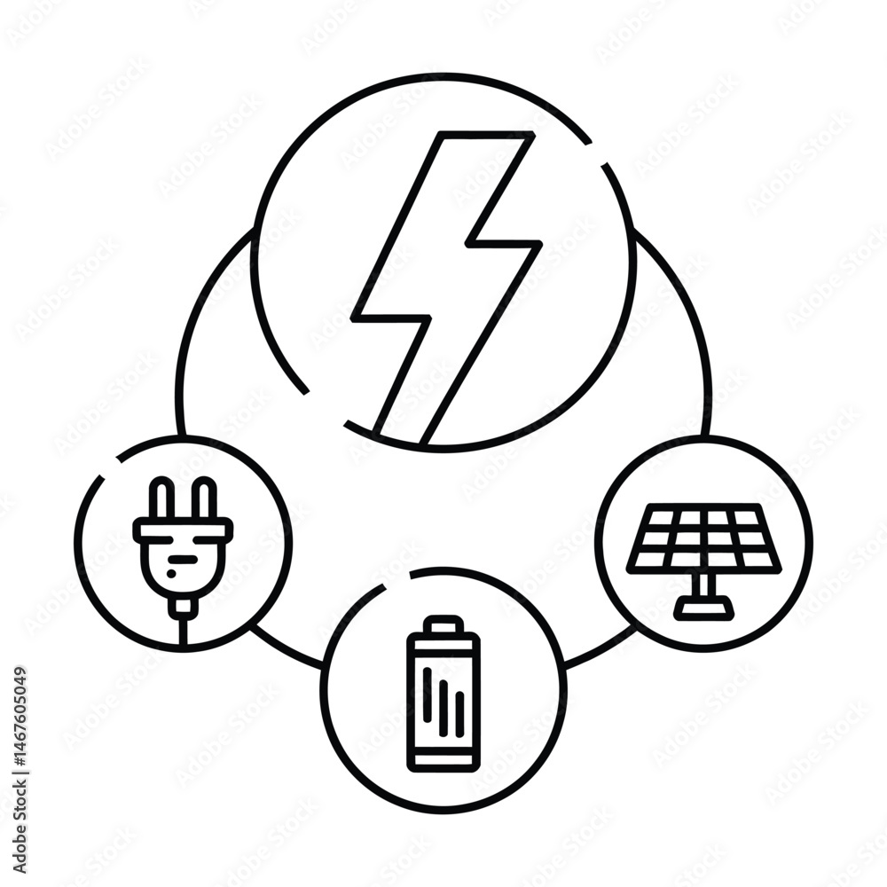 Happy Lightbulb Idea with Growth Chart Happy Lightbulb Idea with Growth Chart