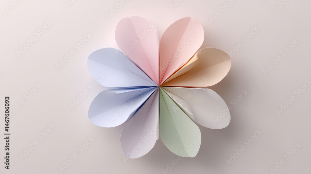 Fototapeta premium Geometric Segment Petals — Concept 20