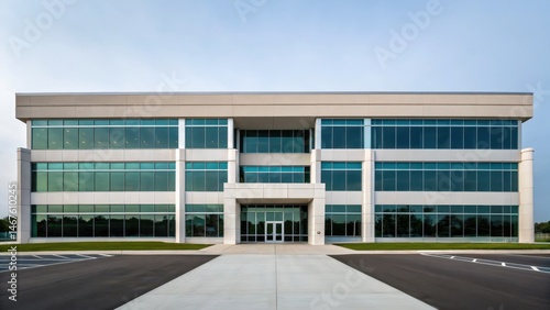 Wallpaper Mural Innovative tech hub modern district office building commercial property urban viewpoint bold architecture Torontodigital.ca