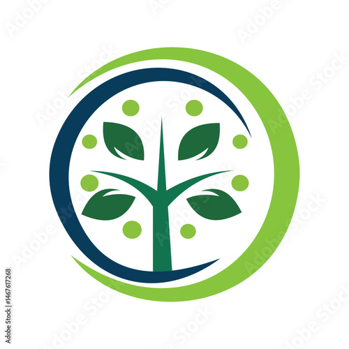 logo design white tree