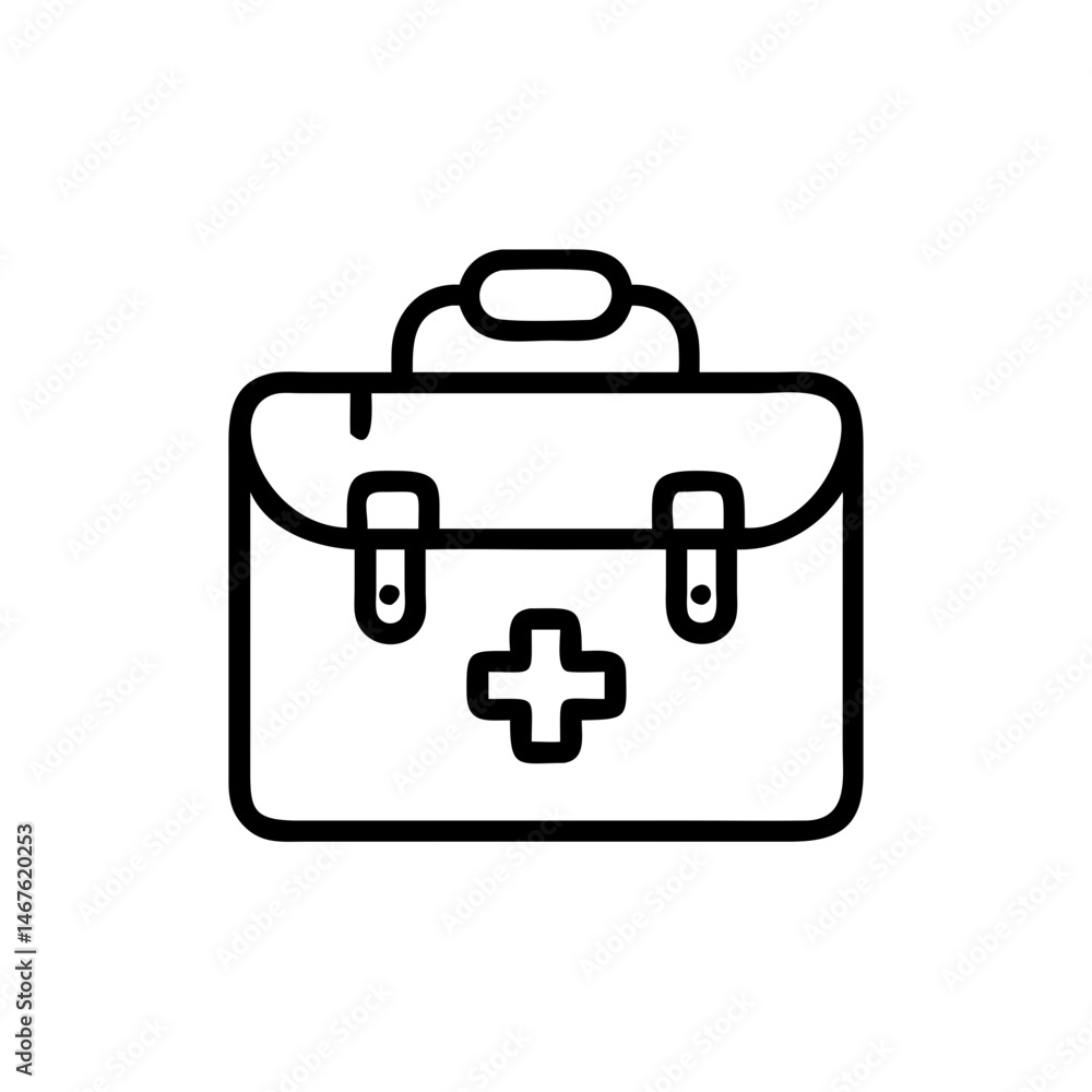 Icon of a doctorchest / first aid kit Icon of a doctorchest / first aid kit