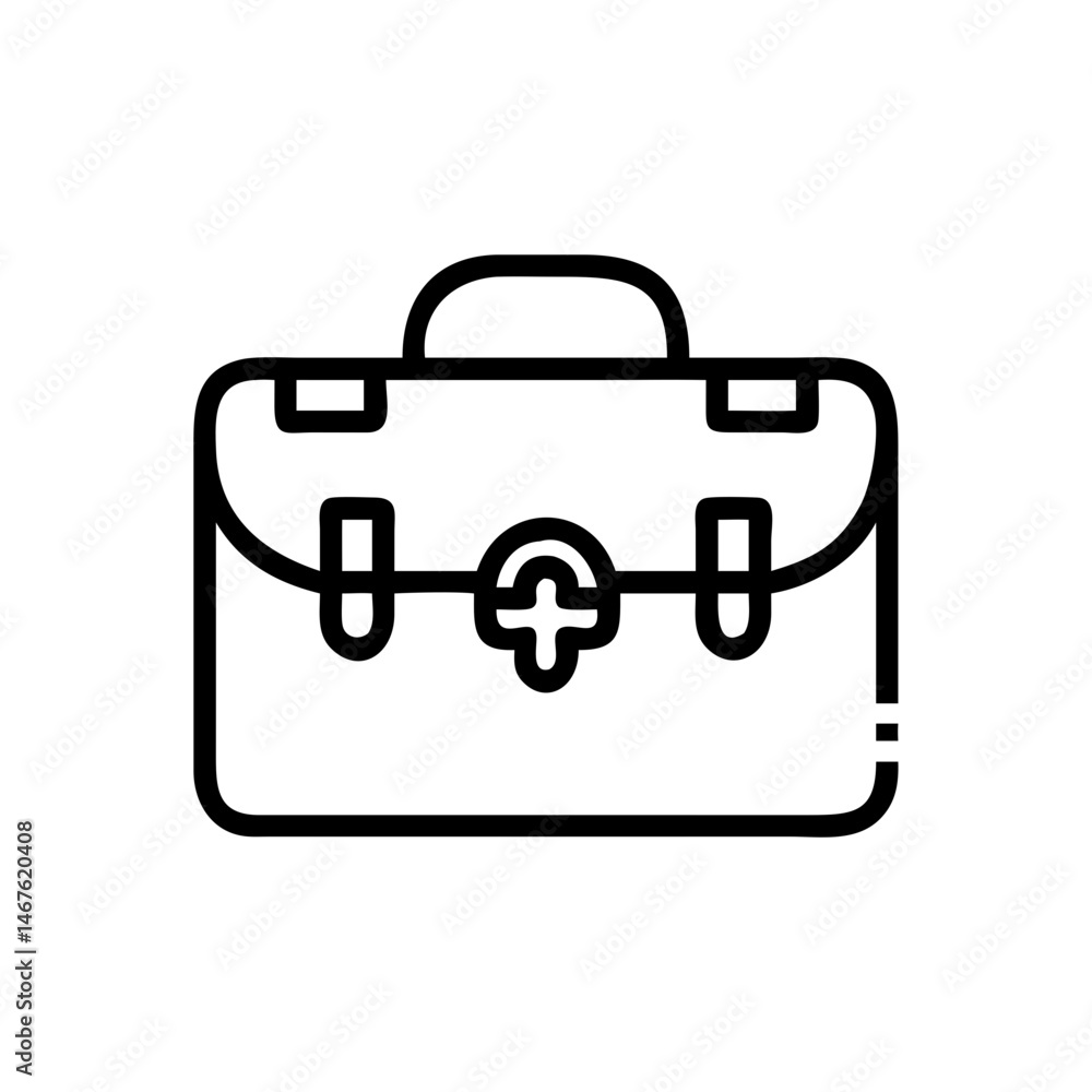 Icon of a doctorchest / first aid kit Icon of a doctorchest / first aid kit