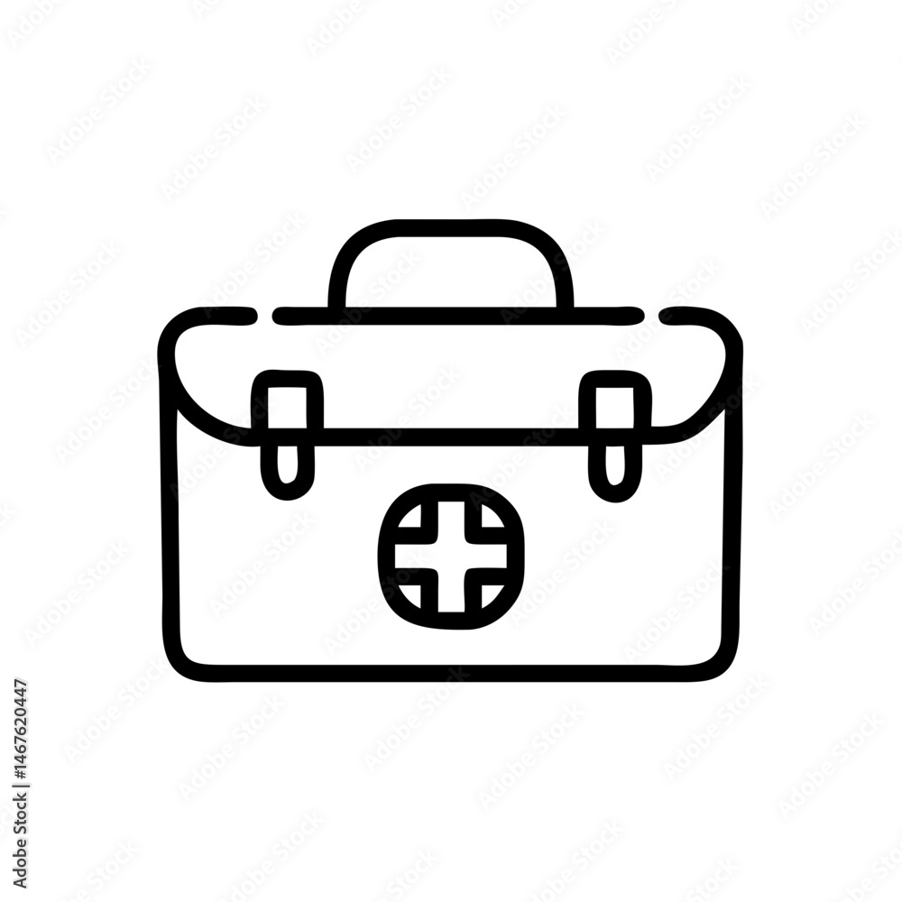 Icon of a doctorchest / first aid kit Icon of a doctorchest / first aid kit