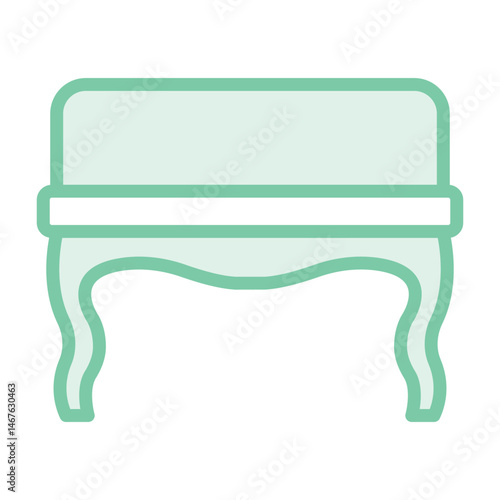 Ottoman duotone line icon, vector, pixel perfect, illustrator file 
