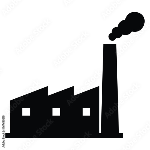 factory chimneys with smoke