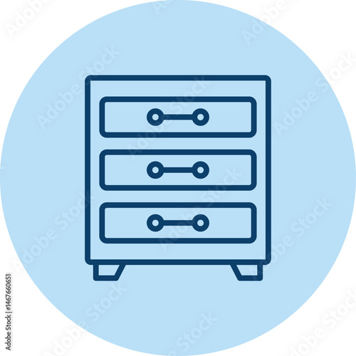 Dresser pentaglow, vector, pixel perfect, illustrator file 

