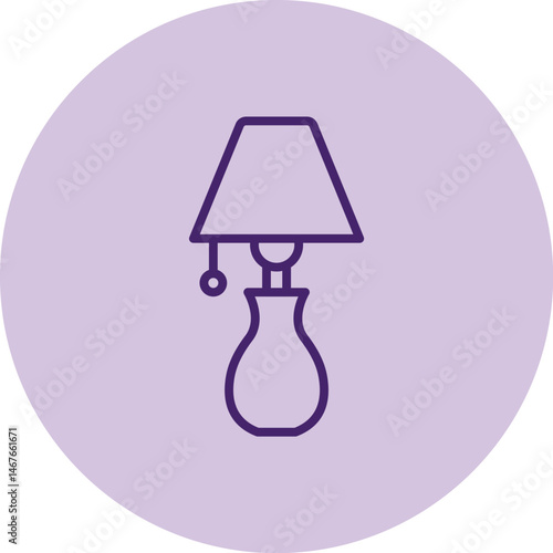 Light Lamp pentaglow, vector, pixel perfect, illustrator file 

