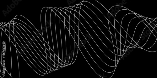 Abstract background with a glowing abstract waves. Abstract wave element for design. Digital frequency track equalizer, Futuristic background design. Light painting photography.