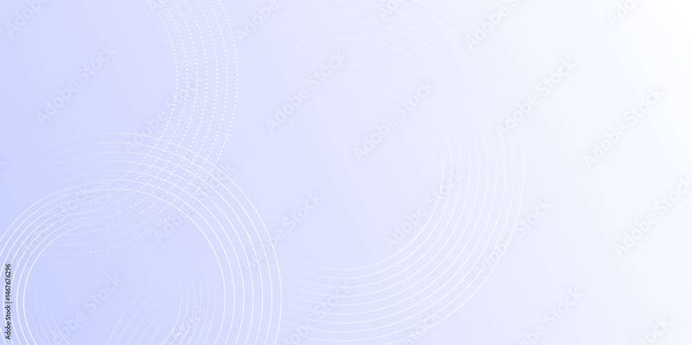 Fototapeta premium Abstract background with circle rings. Digital future technology concept. seamless pattern design template, editable radial seamless pattern made up of dashed lines. For background, backdrop, banner. 