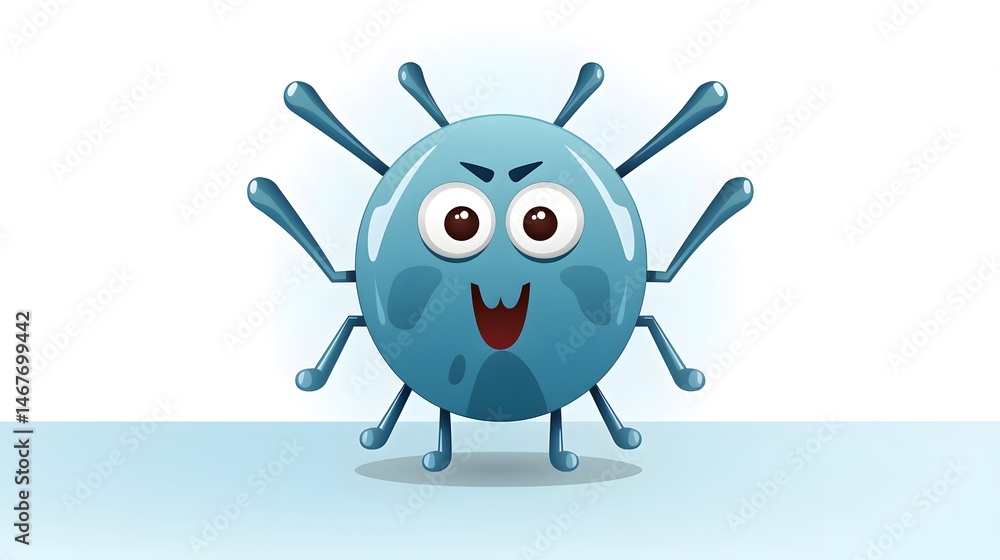 Obraz premium Tick box with red X mark, No Tick cartoon vector illustration on white background