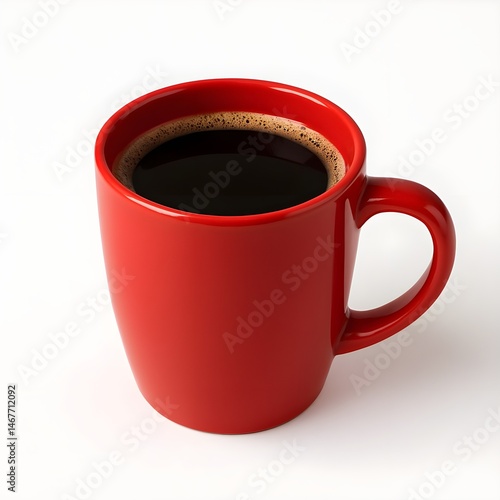Classic Red Coffee Mug | Simple Yet Timeless Cup for Hot Beverage Lovers