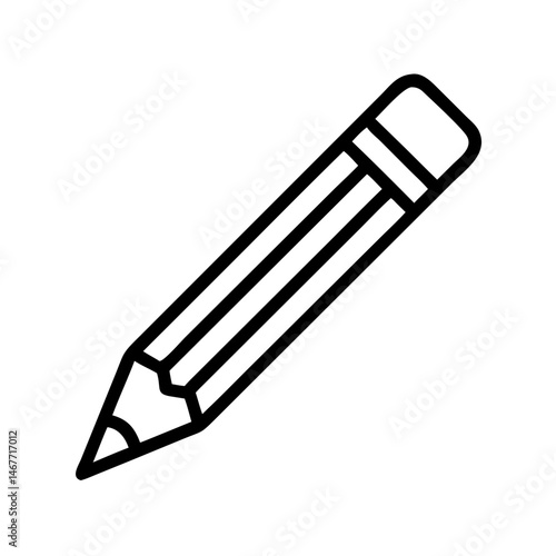 Pencil icons symbolize creativity and artistic expression. Essential for drawing, writing, and educational themes, these designs reflect the art of communication through simple tools.