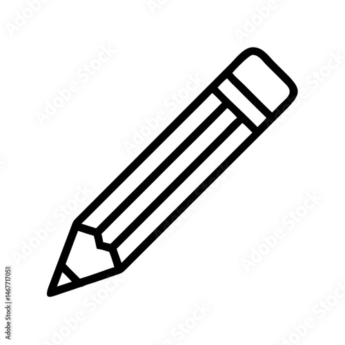 Pencil icons symbolize creativity and artistic expression. Essential for drawing, writing, and educational themes, these designs reflect the art of communication through simple tools.