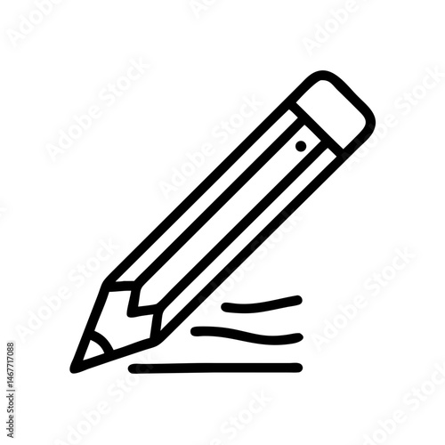 Pencil icons symbolize creativity and artistic expression. Essential for drawing, writing, and educational themes, these designs reflect the art of communication through simple tools.
