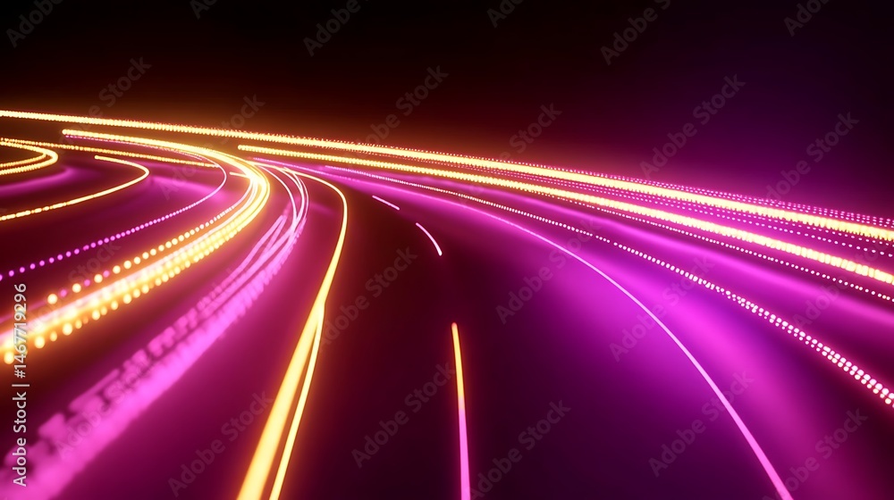 Abstract neon light trails (6) Abstract neon light trails (6)