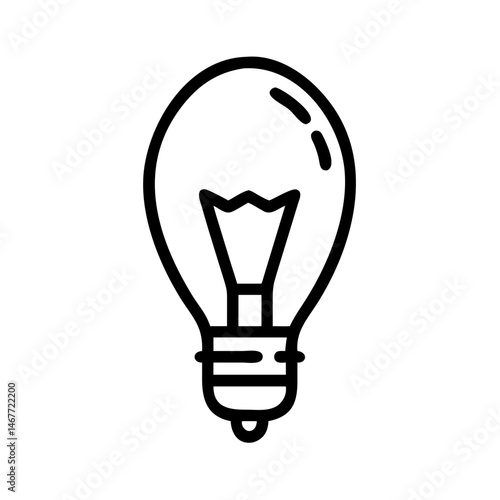 Icon of a Light Bulb