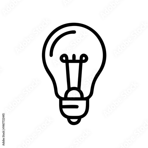 Icon of a Light Bulb