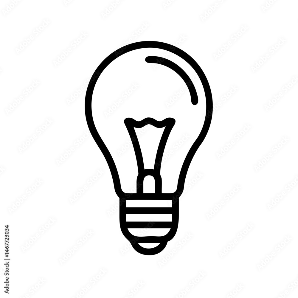 Icon of a Light Bulb Icon of a Light Bulb