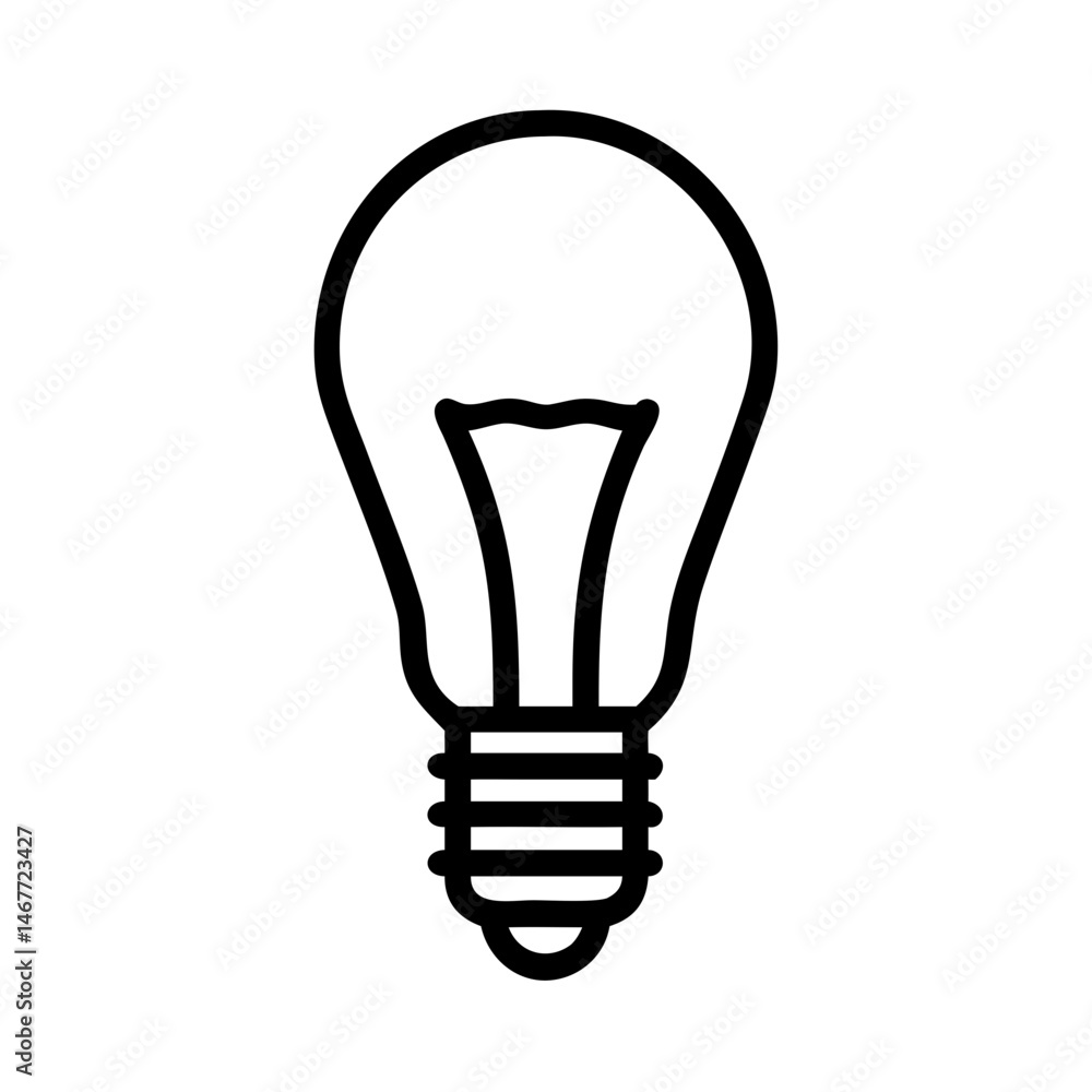 Icon of a Light Bulb Icon of a Light Bulb