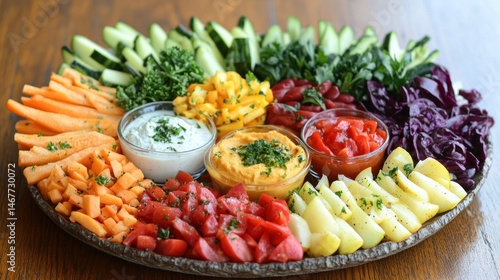 Wallpaper Mural Colorful vegetable platter Torontodigital.ca