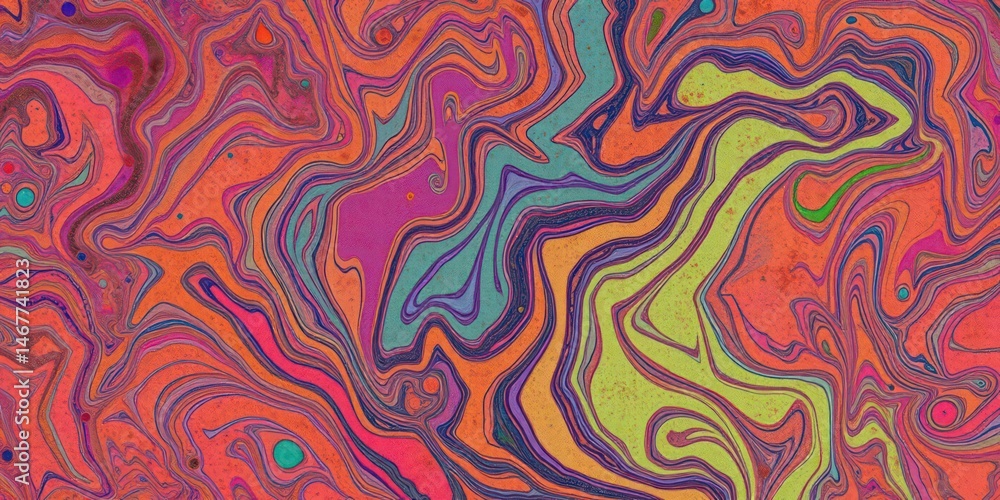 Abstract Swirling Color Pattern Design with Vibrant Hues and Organic Shapes Abstract Swirling Color Pattern Design with Vibrant Hues and Organic Shapes