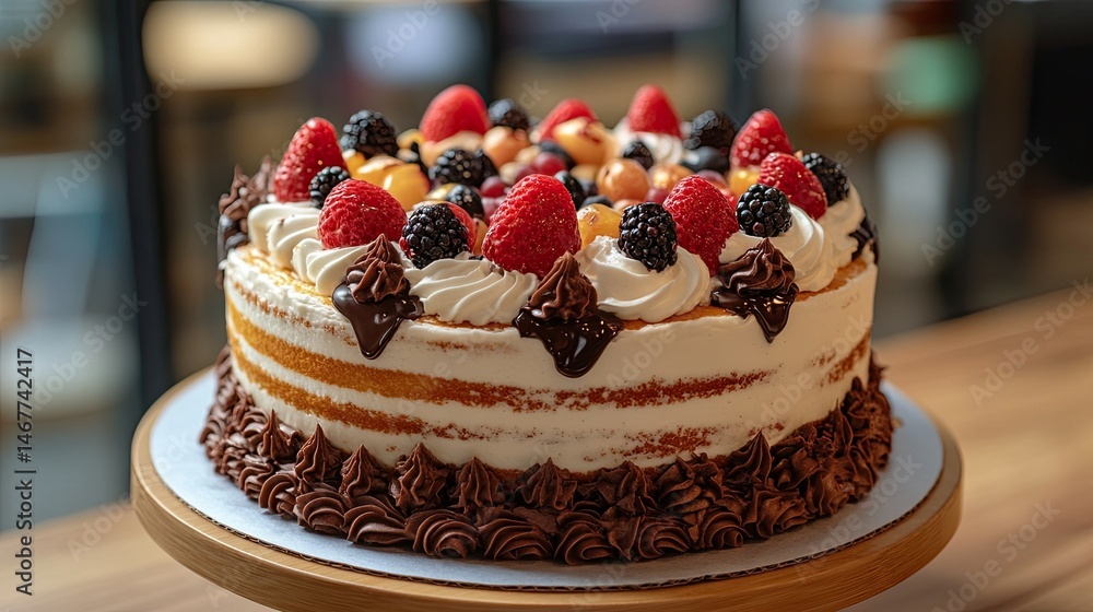 chocolate cake with strawberries chocolate cake with strawberry Birthday Cake of Happiness - chocolate cake with strawberries chocolate cake with strawberry Birthday Cake of Happiness -