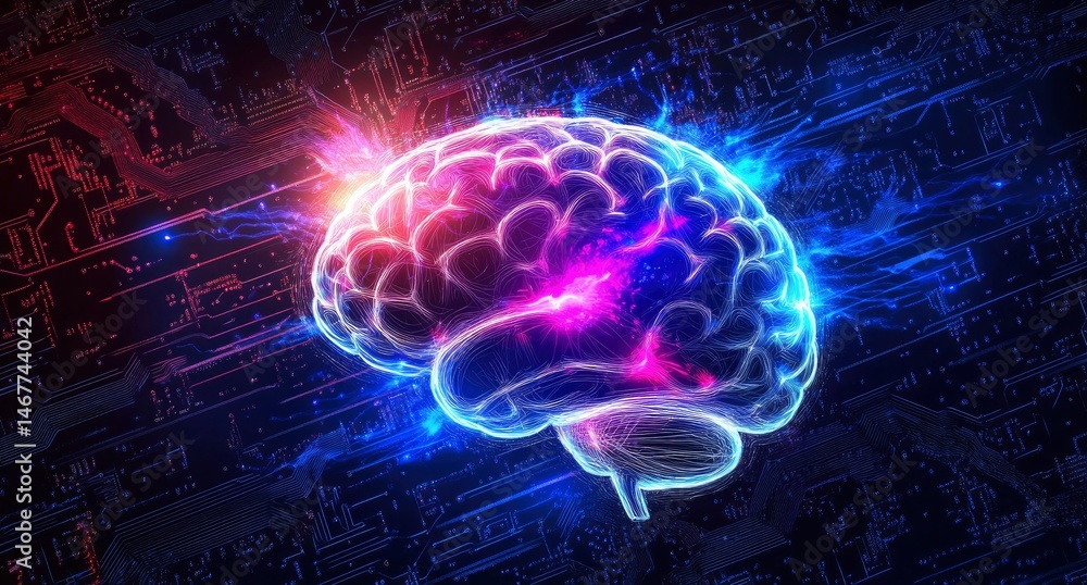 Luminous Brain: A Cyberpunk-Style Neural Network Visualization Luminous Brain: A Cyberpunk-Style Neural Network Visualization