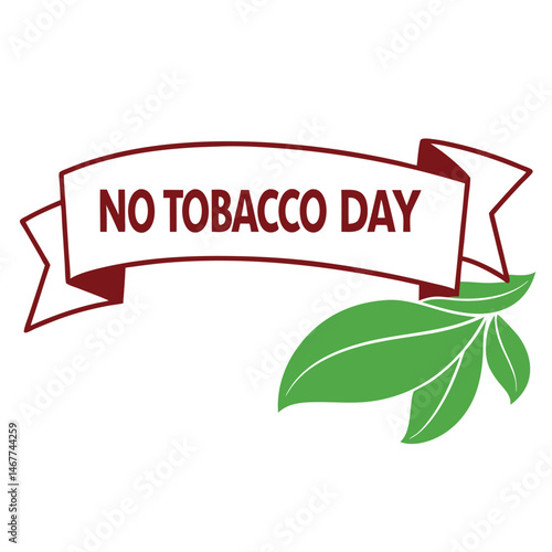 


   No tobacco day vector illustration.
