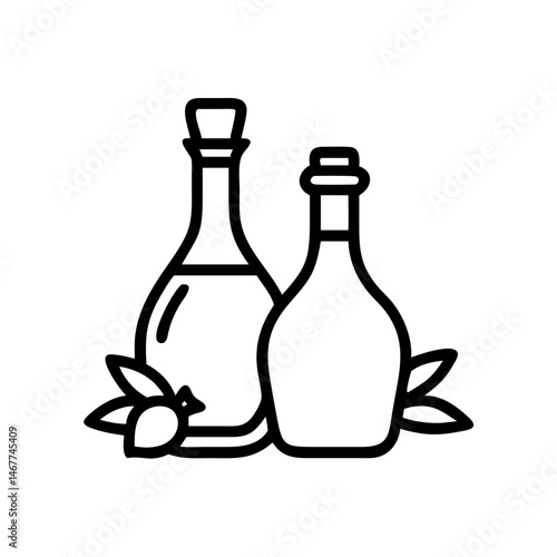 vinegar and oil