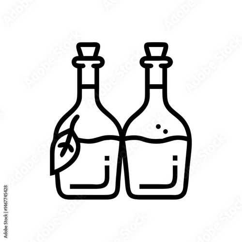 vinegar and oil