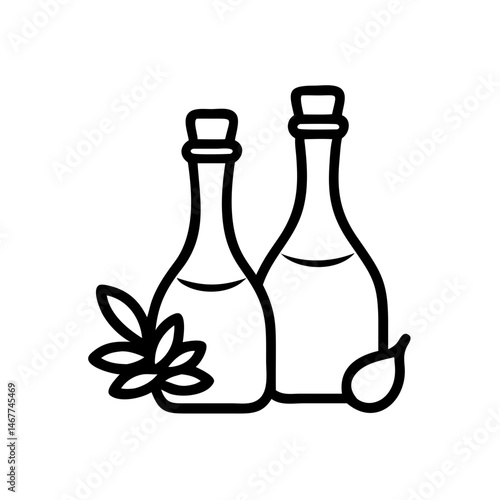 vinegar and oil