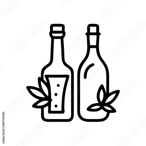 vinegar and oil
