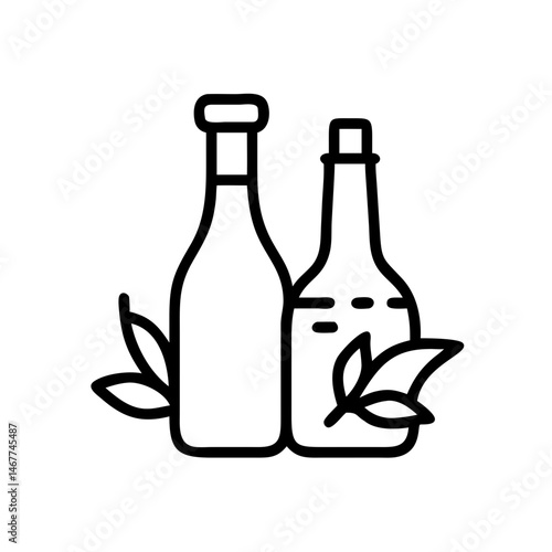 vinegar and oil