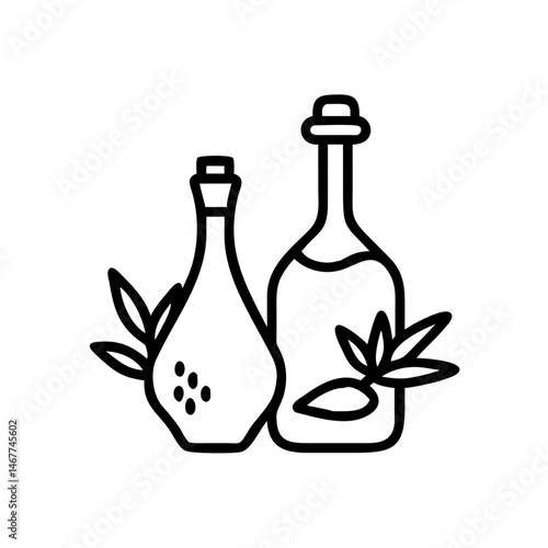 vinegar and oil