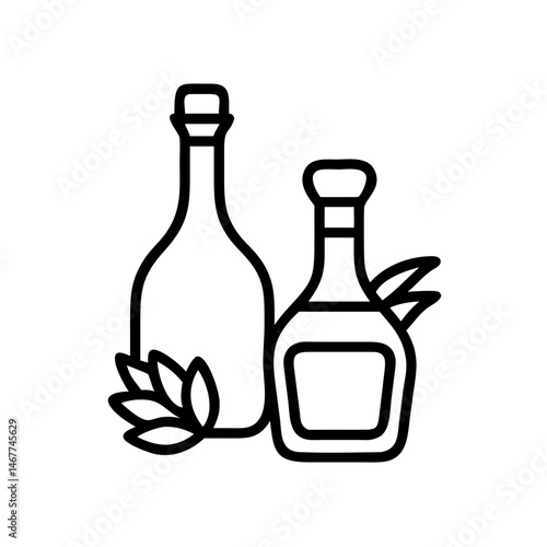 vinegar and oil