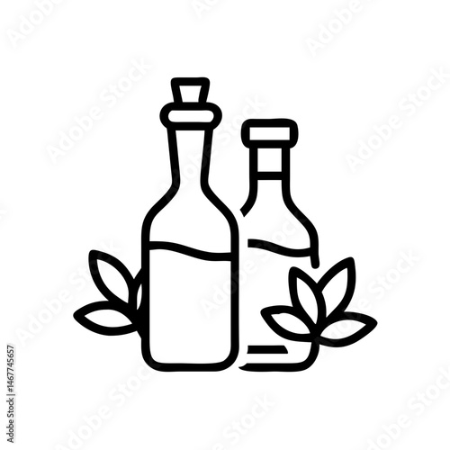 vinegar and oil