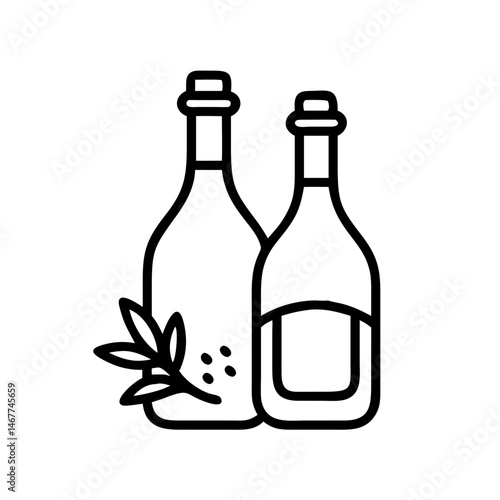 vinegar and oil