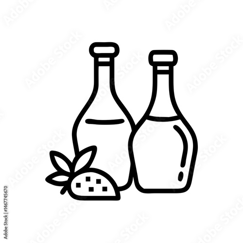 vinegar and oil