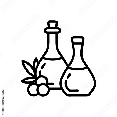 vinegar and oil