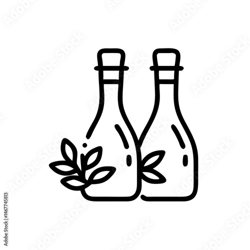 vinegar and oil