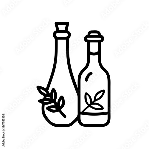 vinegar and oil