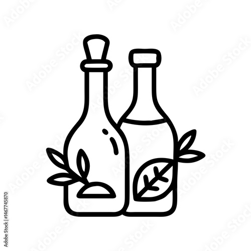 vinegar and oil